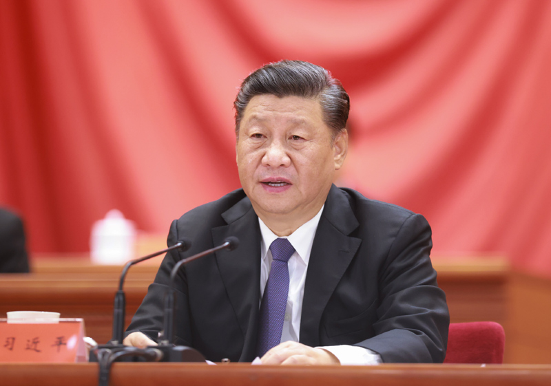 10月23日,紀念中國人民志愿軍抗美援朝出國作戰70周年大會在北京人民大會堂隆重舉行。中共中央總書記、國家主席、中央軍委主席習近平在大會上發表重要講話。新華社記者 丁林 攝